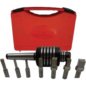 Assortiment de porte-outils rotatifs pour broches, ensemble de 7 pièces carrées, tailles impériales, conception à angle décalé de précision - Product Image 1