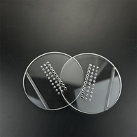 Plaque en verre de quartz optique haute température perforable, feuille épaisse de haute qualité avec services de soudage et de découpe