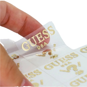 Etiqueta Adhesiva Metálica Decorativa 3D con Logotipo Holográfico Personalizado, Resistente al Agua, para Decoración de Empaques - Product Image 1