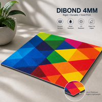 Panneau composite en aluminium de 4 mm résistant à la rouille, adapté à l'extérieur, résistant au soleil, abordable, en vrac, panneau ACP ODM avec publicité