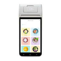 Sistema POS con Pantalla Táctil y Lector de Códigos QR Inalámbrico ZCS Z91, Placa Base Android POS, Pantalla de Punto de Venta GSM