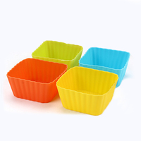 Silikon Back kuchen Dekorations spitze Set Wieder verwendbar Outdoor Easy Clean Leaf Square Lebensmittel qualität Umwelt freundlich Opp Bag Kuchen Werkzeuge
