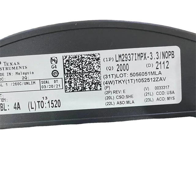 LM2937IMPX-3.3 SOT-223 LDO Voltage Regulators 500-mA 26-V high-PSRR low-dropout voltage regulator 4-SOT-223 -40 to 85