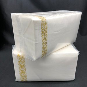 Deluxe Super Soft 1/6 1ply tovaglioli di carta con Logo personalizzato tovaglioli di carta airlone spessa per sala <span class=keywords><strong>da</strong></span> <span class=keywords><strong>pranzo</strong></span> - Product Image 5