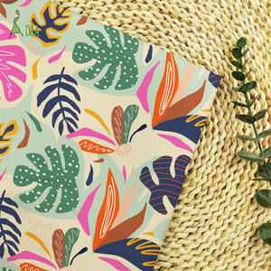 Tropische Strandstijl Palmboombladeren Ademende Licht Geweven 100% Bedrukte Katoenen Stof Voor Zomeroverhemden - Product Image 6