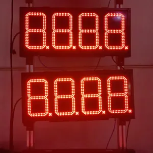 주유소 pylon 가스 가격 표시를 위한 8888 의 LED 수 전시