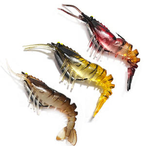 <span class=keywords><strong>Esca</strong></span> <span class=keywords><strong>Artificiale</strong></span> Morbida Multi-Articolata Alpha Luminous a Forma di Gamberetto con Testa Piombata, <span class=keywords><strong>Esca</strong></span> in <span class=keywords><strong>Silicone</strong></span> per Acqua Salata e Dolce - Product Image 2