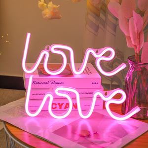 Led Neon Ánh Sáng Tình Yêu Hình Đèn Đảng Sáng Tạo Lễ Hội Trang Trí Valentine Của Ngày Phòng Ngủ Nhỏ Ánh Sáng Ban Đêm - Product Image 3