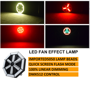 Ventilateur à effet de scène à LED pour fond de concert et discothèque avec contrôle DMX512 pour décoration de discothèque KTV DJ Source laser - Product Image 3