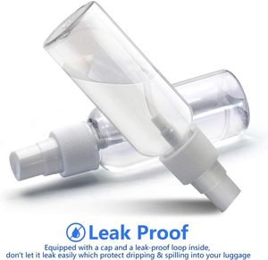 Envase Cosmético Redondo de Plástico PET Blanco, Ámbar y Azul de Alta Capacidad, 100ml-500ml, Botella con Pulverizador y Bomba, Tapa de PP, Impresión Serigráfica - Product Image 4
