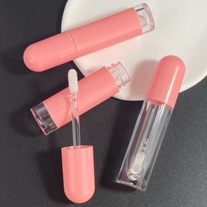 Nouveau <span class=keywords><strong>Tube</strong></span> Cosmétique Rond Transparent de Luxe Personnalisable avec Logo, Vide, pour Gloss à Lèvres, avec Bouchon à Vis - Product Image 5