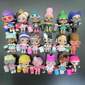 Glittery Girl <b>Doll</b> Set With Gold Head Plastic Toys For Role <b>Play</b> Fashion Accessories 144 Pieces PVC Packaging - Product Image 4