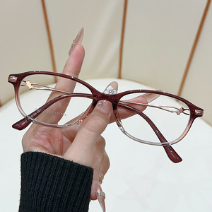 Oval Eyeglasses <b>Frames</b> Full Rim Tr90 Lightweight Unisex G6012 - Product Image 2