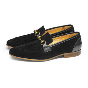 รองเท้าผู้ชายแบบลำลองสำหรับธุรกิจระดับไฮเอนด์หนังแท้ทำเอง - Product Image 3