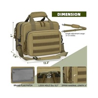 Sac de transport tactique à bandoulière avec plusieurs compartiments pour le rangement d'équipements de plein air