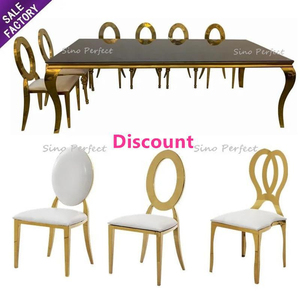 Stylish Stainless Steel Gold Leg Event Wedding <b>Chairs</b> Wholesale Mid Century <b>Dining</b> <b>Chair</b> for Hotel Banquet - Product Image 6