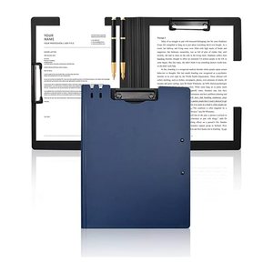 Thư mục | đôi kim loại thư mục có thể gập lại chất kết dính | với hộp đựng bút | Thích hợp cho văn phòng và trường học lớp học - Product Image 1