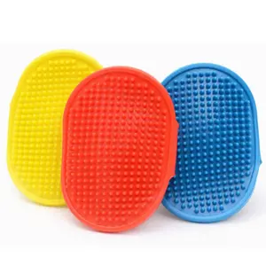 Brosse de Massage pour chien, accessoire de bain, pour le nettoyage et toilettage des animaux de compagnie, en Silicone, à bas prix, vente en gros