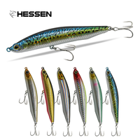 Nouvelle leurre de pêche artificielle OEM 9g 12g 17g, type crayon coulant, pour lancer longue distance, bâtonnet flottant, wobbler, leurre dur