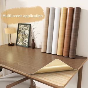 Film PVC auto-adhésif à effet <span class=keywords><strong>bois</strong></span> amovible pour la mise à jour des armoires, des tables, des tiroirs, des murs - Product Image 1