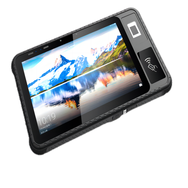 10.1 Inch Android IP65 Waterproof 4G Industrial Rugged Front NFC Reader Tablet PC