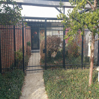 Portes d'école en fer principal dernières conceptions de portes en fer forgé à double porte