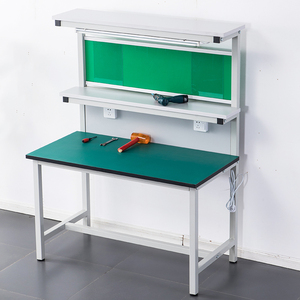 Industrielle Werkbank und Arbeitstisch aus Lean Tube oder Aluminiumprofil für Werkstatt-Arbeitsbänke - Product Image 6
