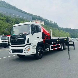 Camion grue à flèche rigide Dongfeng 6x4 de 16 à 20 tonnes, personnalisé, avec flèche hydraulique à 4 sections, à vendre - Product Image 2