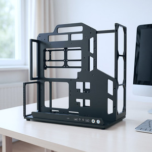 Socooler programmeur SOC-AP tour moyenne en alliage d'aluminium argent <span class=keywords><strong>PC</strong></span> <span class=keywords><strong>Gamer</strong></span> étui nouveau <span class=keywords><strong>Micro</strong></span> <span class=keywords><strong>ATX</strong></span> prenant en charge le boîtier d'ordinateur de bureau de jeu - Product Image 3