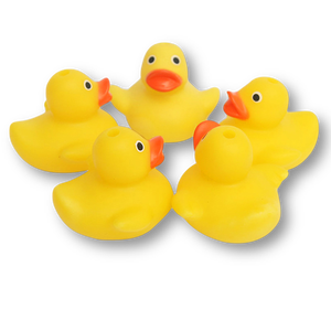 Nổi bơi nhỏ tắm nhỏ PVC cao su nhỏ màu vàng vịt - Product Image 4