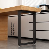 Support de table de style industriel, pieds de support métalliques, pieds de conversion de bureau, pieds de bureau personnalisés, étagère en fer pour bureau ou établi