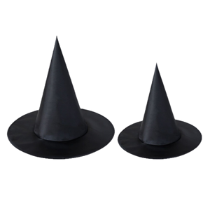 Sombrero de Bruja para Halloween, Accesorio de Disfraz para Fiesta de Halloween, Color Negro - Product Image 5