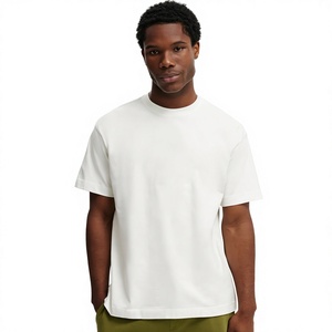T-shirts Homme Oversize à Épaules Tombantes en Coton Personnalisables avec Logo – Vente en Gros OEM ODM – T-shirts Noirs Oversize à Manches Courtes et Col Rond pour Homme - Product Image 1