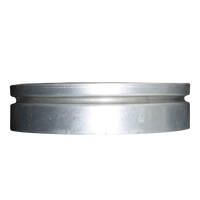 Système de ventilation HVAC moderne, diffuseur rond en métal galvanisé, amortisseur hydraulique réglable