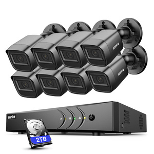 Annke 1080P HD TVI Bullet an ninh máy ảnh 2MP CCTV Camera Kit 8 kênh DVR Kit an ninh Hệ thống camera - Product Image 1