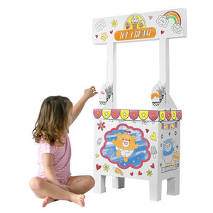 Personalizado Ignite niños imaginación 3D soporte de helado artesanía niños DIY pintura para colorear cartón jugar casa juguete educativo - Product Image 6