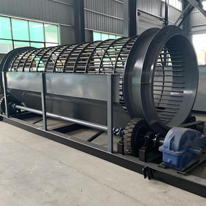 Crible rotatif mobile APEX à prix d'usine, <span class=keywords><strong>tamis</strong></span> automatique <span class=keywords><strong>pour</strong></span> sciure de bois, bois de chauffage, copeaux de bois, pierres et sable - Product Image 1