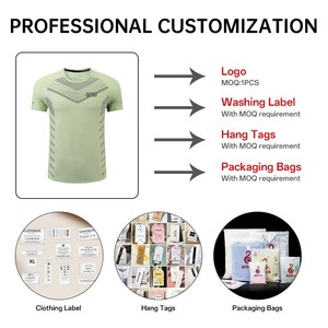 T-Shirt da <span class=keywords><strong>Uomo</strong></span> per <span class=keywords><strong>Palestra</strong></span>, Corsa e Allenamento, Abbigliamento Sportivo Personalizzato, <span class=keywords><strong>Magliette</strong></span> Casual a Compressione - Product Image 2