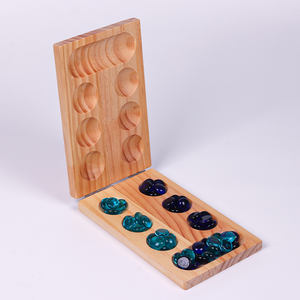 <strong>Novelty</strong> Creative Gem <strong>Chess</strong> <strong>Set</strong> 48 Interactive Wood and Glass Stones Educational Toys for Parents and Kids to Play Together - Product Image 3