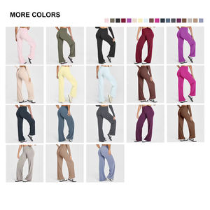 スポーツジムレギンスプラスサイズストレート脚ヨガパンツブーツバットリフティングフィットネスフレアレギンス女性用 - Product Image 4