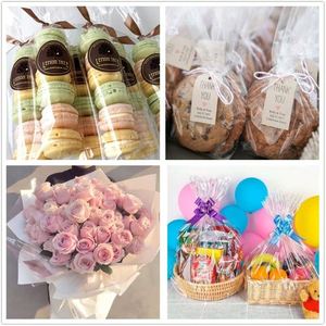 70cm*50m/<b>roll</b> 23mic Clear Cellophane <b>Paper</b> <b>Wrap</b> <b>Roll</b> for Baskets Gifts Flowers Food Safe Cello <b>Rolls</b> - Product Image 5