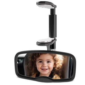 Nuevo Espejo Retrovisor Convexo para Bebé con Rotación de 360 Grados, Ajustable, Desmontable, Portátil, para Interior de Auto, Montado en el Asiento, de ABS - Product Image 1