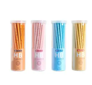 Viele stil großhandel holz cartoon farbe bleistift set umweltschutz Warme farbe studenten schreiben kinder bleistift set