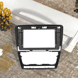 10.1인치 2 Din 플라스틱 클래식 라디오 패널 스코다 옥타비아 2007-2014 오디오 스테레오 패널 장착 설치 대시 키트 트림 - Product Image 3