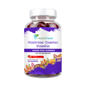 Factory Direct Mushroom Complex Gummies with Total Carbohydrates Supports Relaxation Immune System Support Gummies - Product Image 1