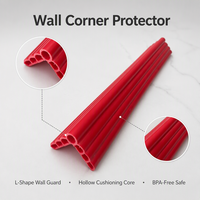Protection d'angle murale en forme de L, coussin souple pour les bords, avec support auto-adhésif pour les maisons de retraite