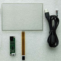 Panel Layar Sentuh Resistif Sensitif 5 Inci 4-kawat 5-kawat Open Frame All in One untuk Industri, Kustomisasi Pabrik ODM OEM