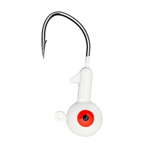 1/32oz,1/16oz,1/8oz,3/16oz,1/4oz,3/8oz Saltwater Glowing Strike Crappie Jig Head avec crochet de faucille pointu - Product Image 2