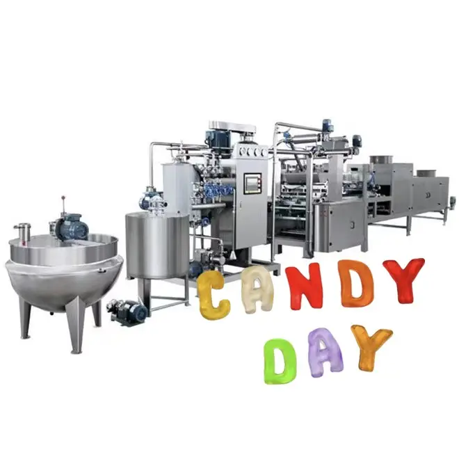 Professional vitamin gummy jelly soft candy depositor machinery for confectionery manufacturer