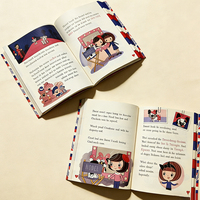 Impression sur demande personnalisée de livres pour enfants, reliure parfaite, romans de contes de fées colorés, apprentissage précoce, couverture souple en couleur